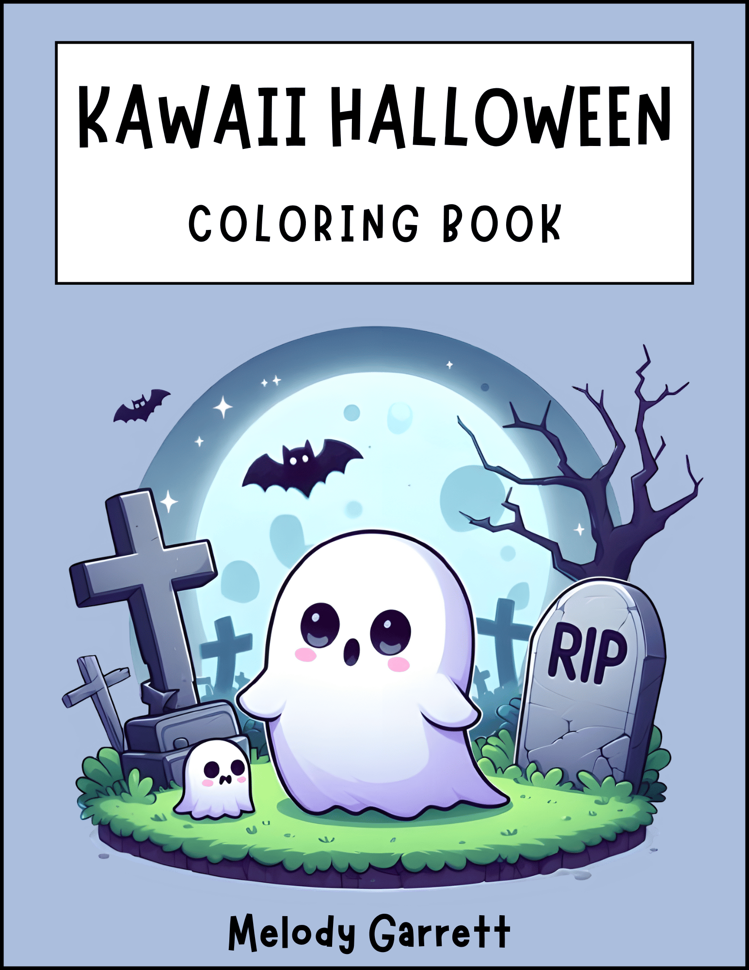 Kawaii Halloween Coloring Book