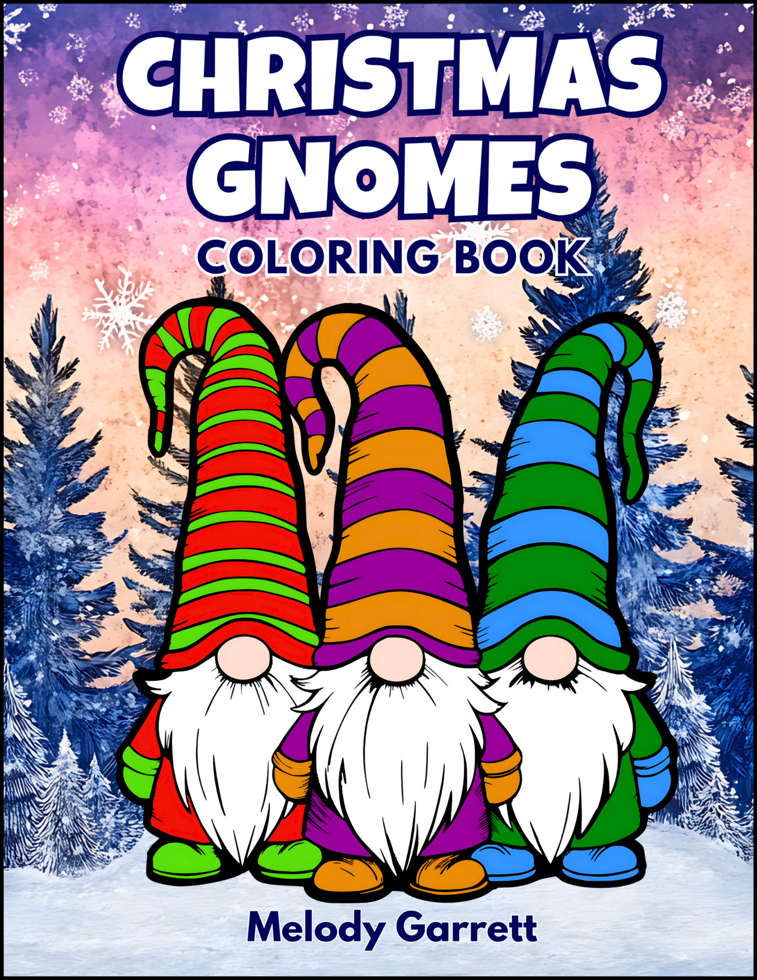 Christmas Gnomes Coloring Book